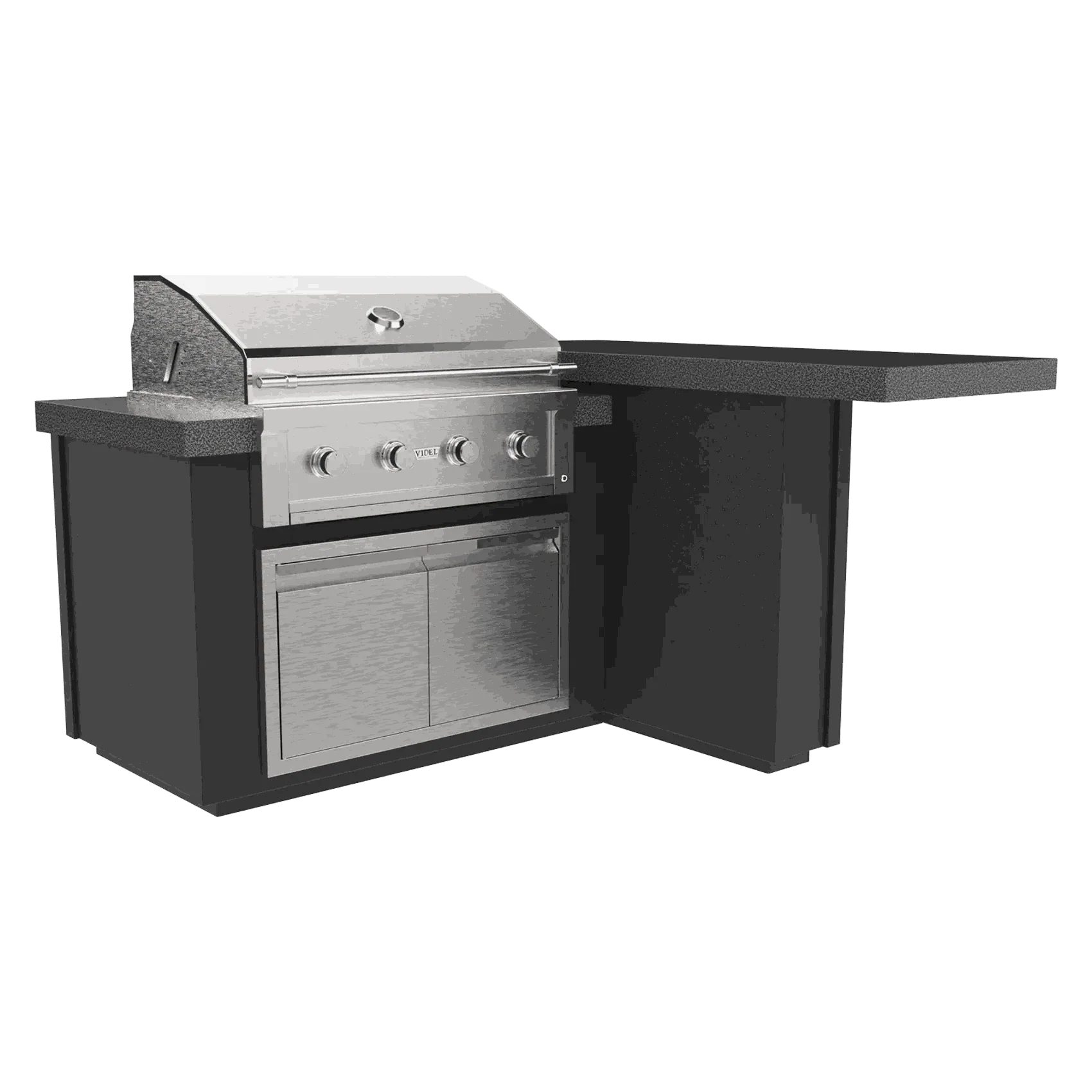 Videl Alta 72L BBQ Island with Gran Fuego Grill