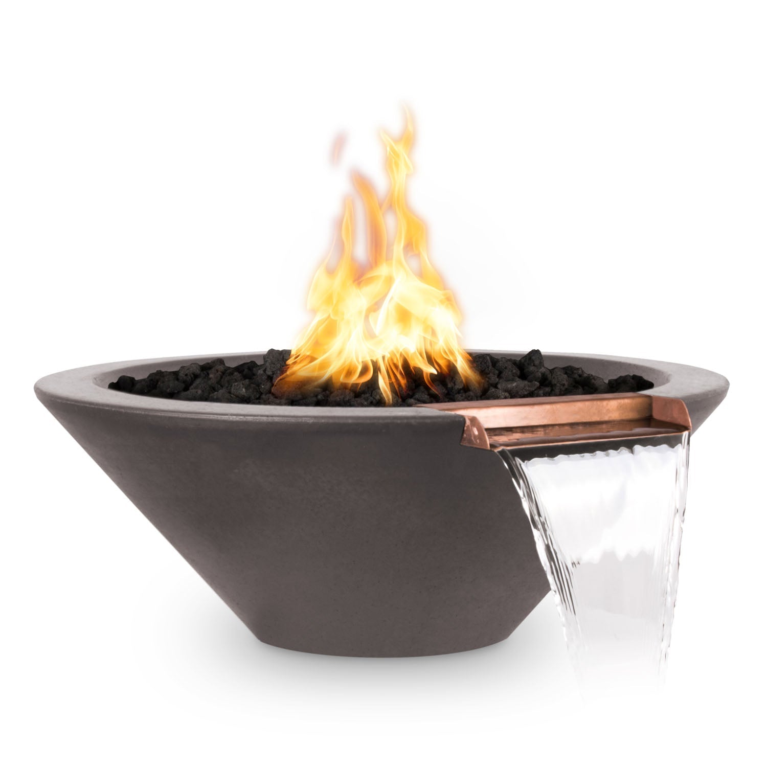 Cazo Fire & Water Bowl GFRC Concrete 36"