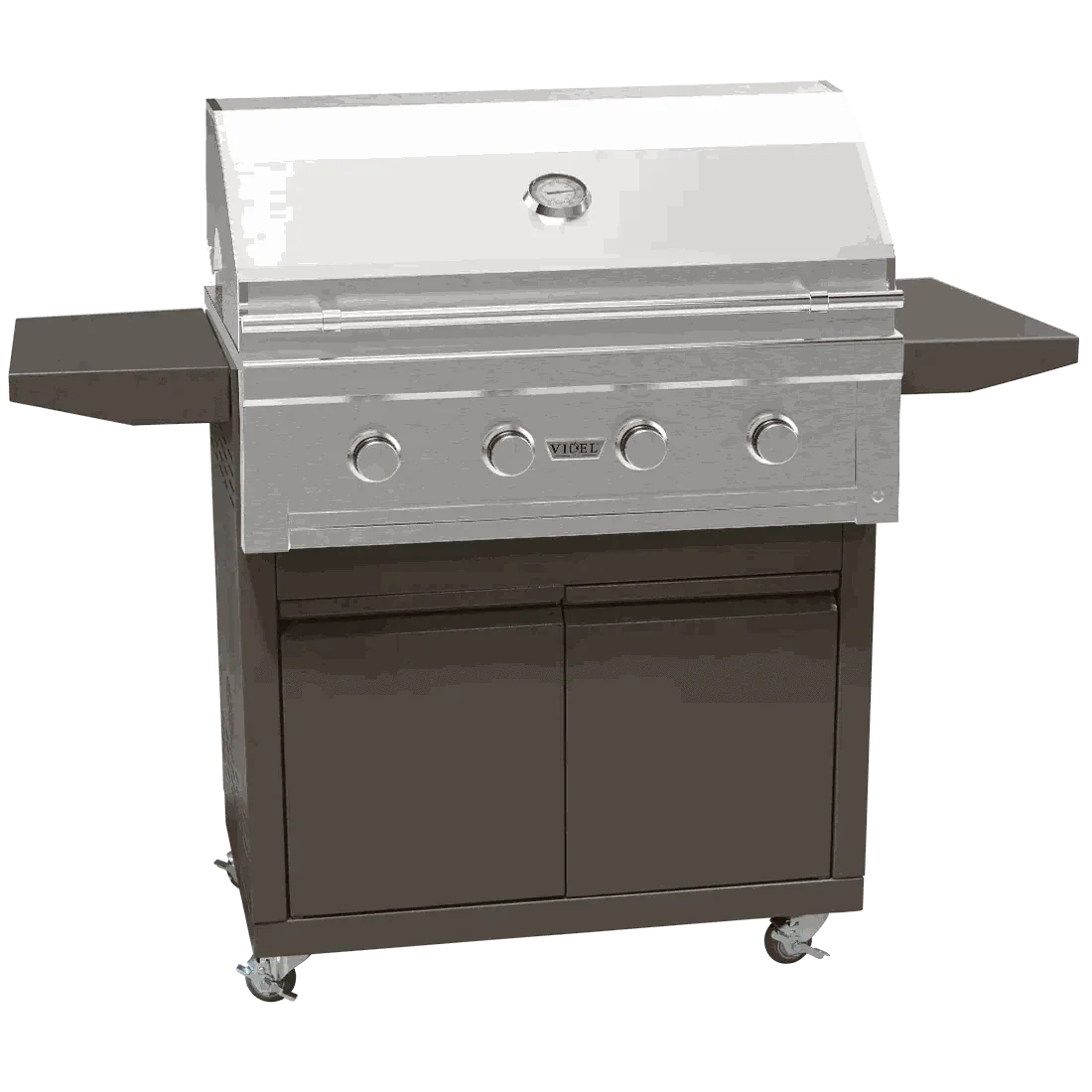 Videl 36" Grill Cart with Gran Fuego 36 Grill for Exceptional Outdoor Cooking