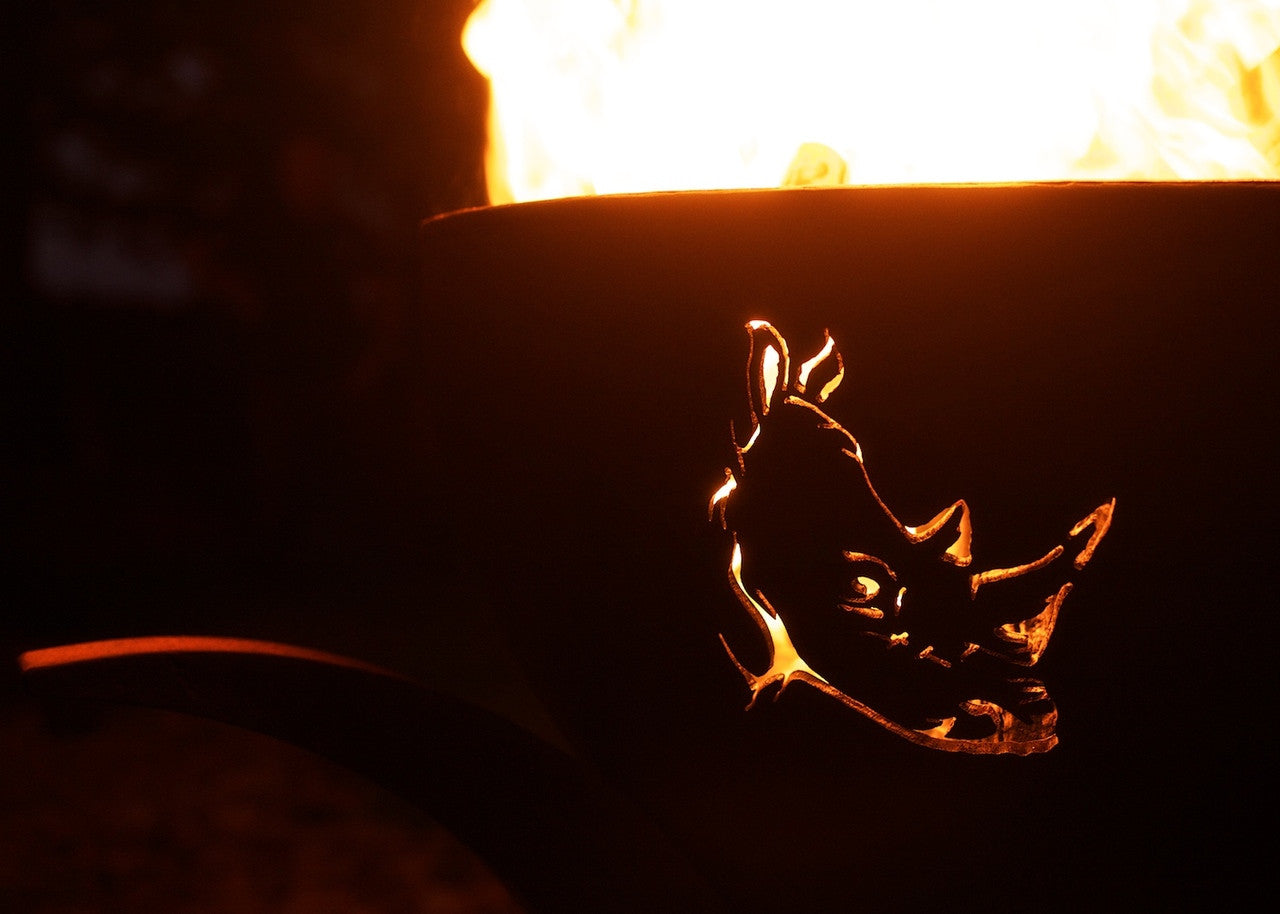Fire Pit Art's Africa's Big Five Fire Pit