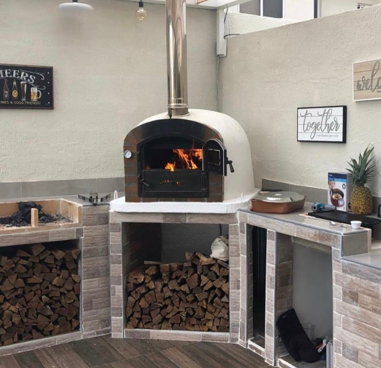 Lisboa Rustic Arch Premium Outdoor Pizza Oven for Unforgettable Meals