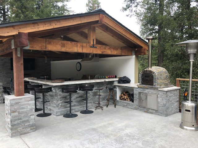 Lisboa Stone Finish Premium Brick Pizza Oven