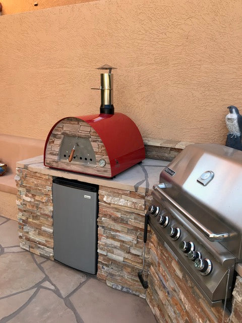 MAXIMUS ARENA RED PIZZA OVEN