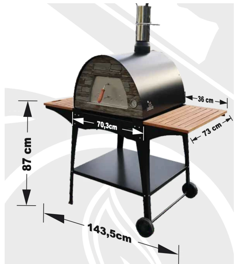 MAXIMUS "WOODY" STAND FOR PIZZA OVEN