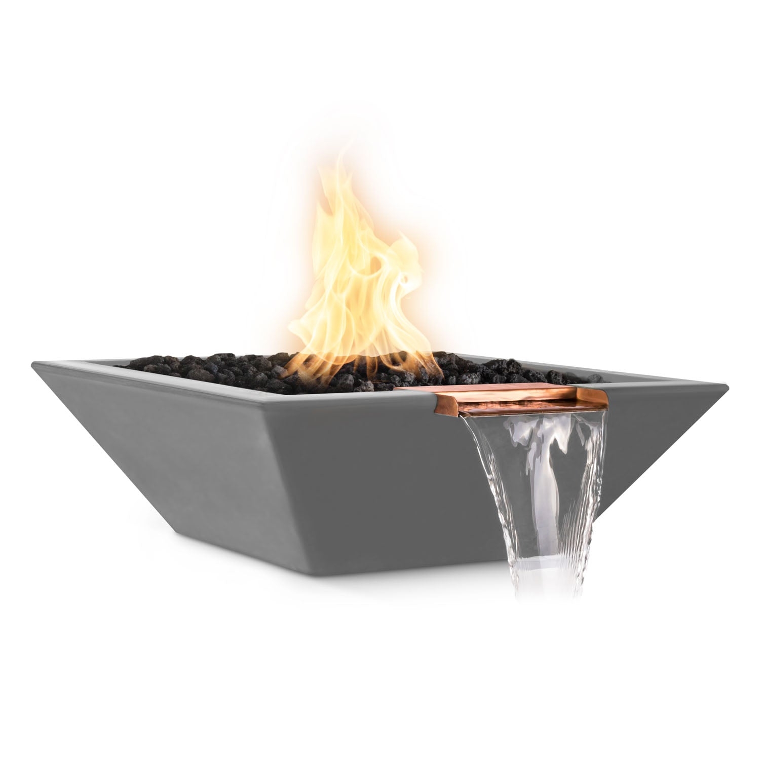 Maya Fire & Water Bowl GFRC Concrete 24"