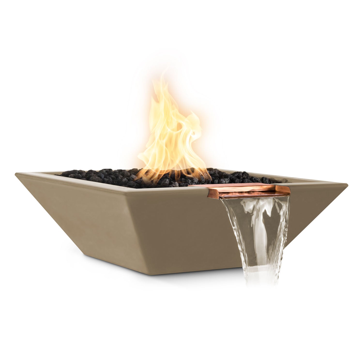 Maya Fire & Water Bowl GFRC Concrete 24"