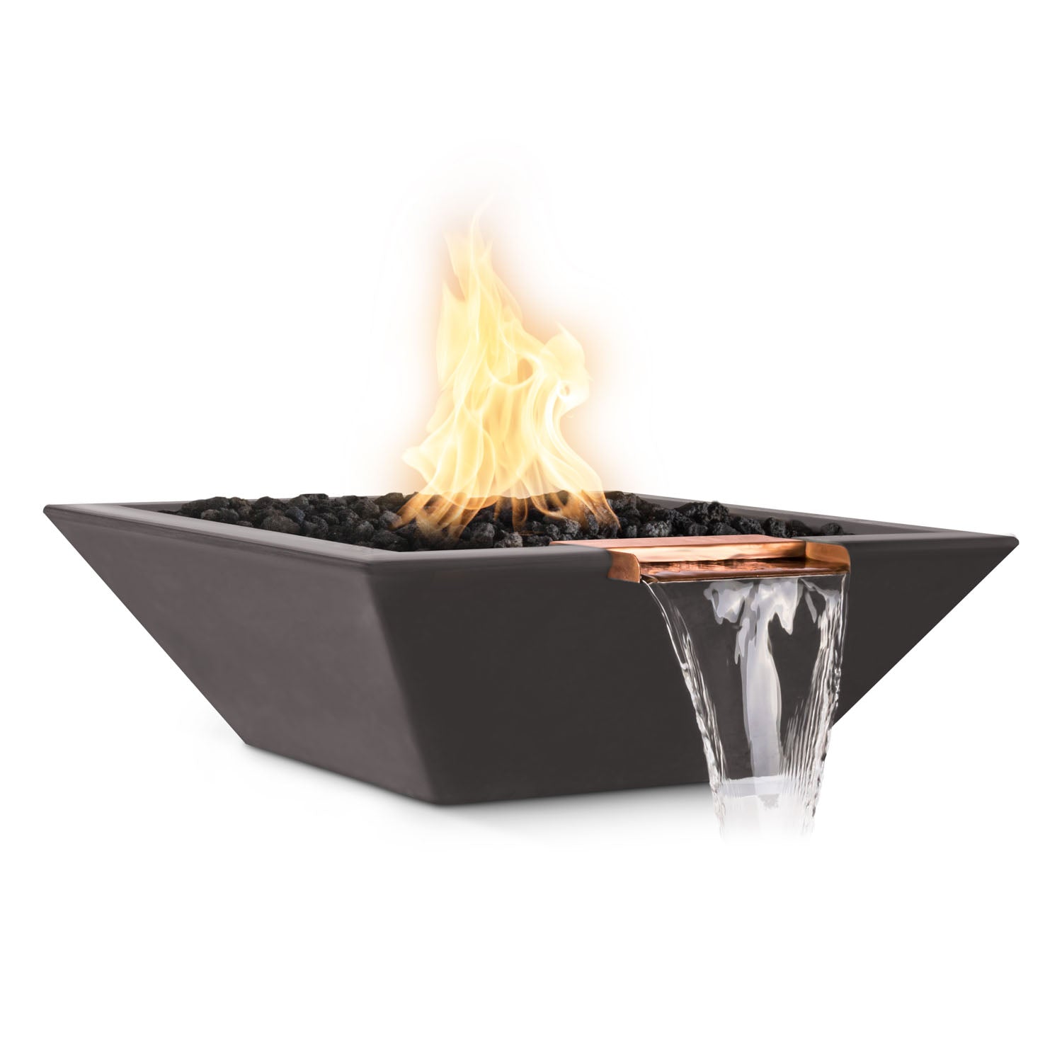 Maya Fire & Water Bowl GFRC Concrete 24"