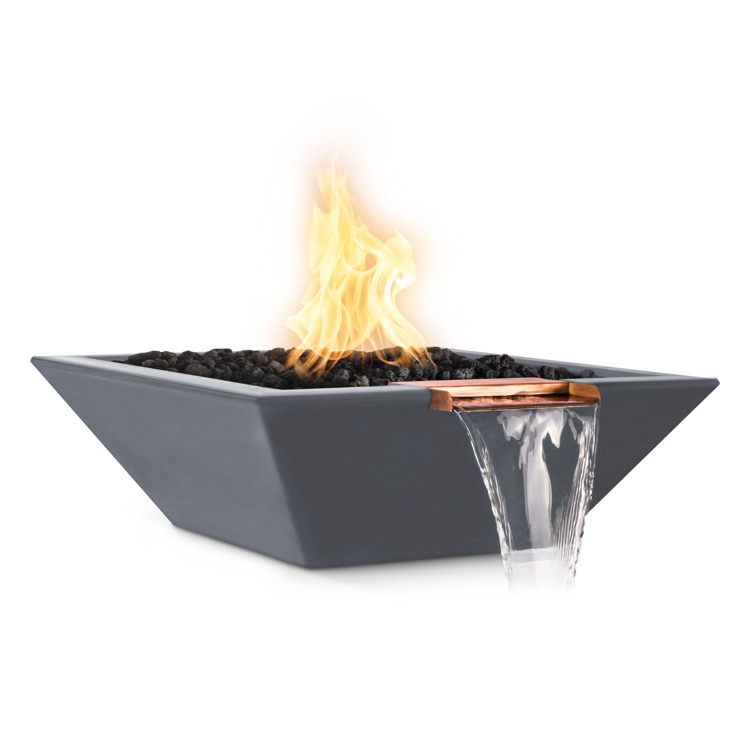 Maya Fire & Water Bowl GFRC Concrete 24"