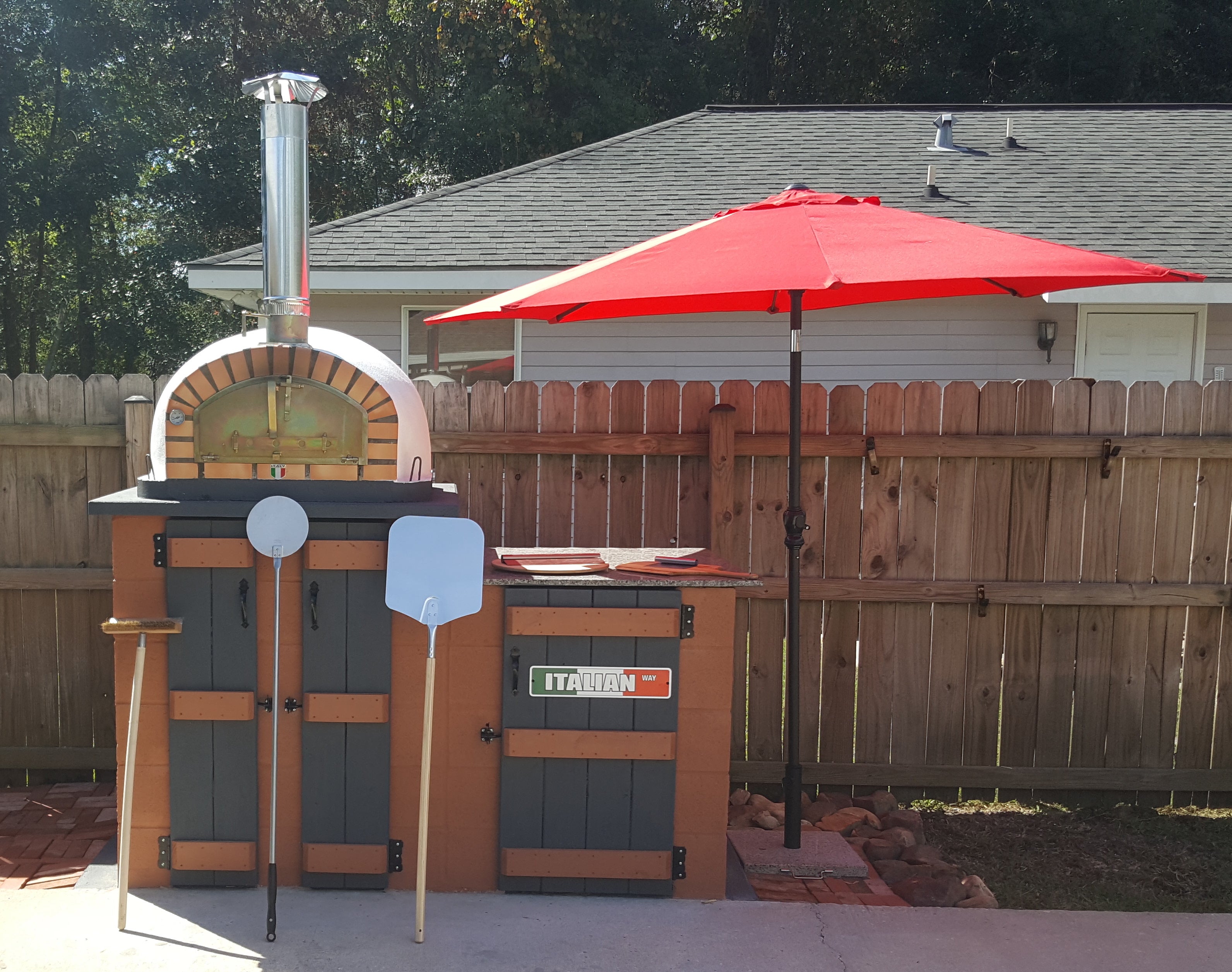 CUSTOM BUILDERS MODEL STANDARD PIZZAIOLI WOOD FIRED PIZZA OVEN