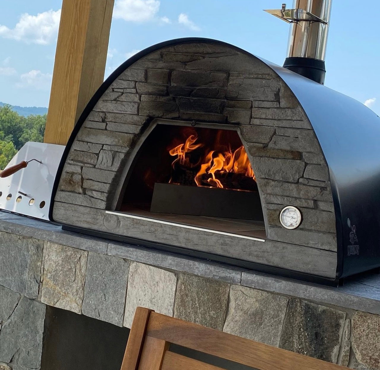 MAXIMUS PRIME ARENA BLACK PIZZA OVEN