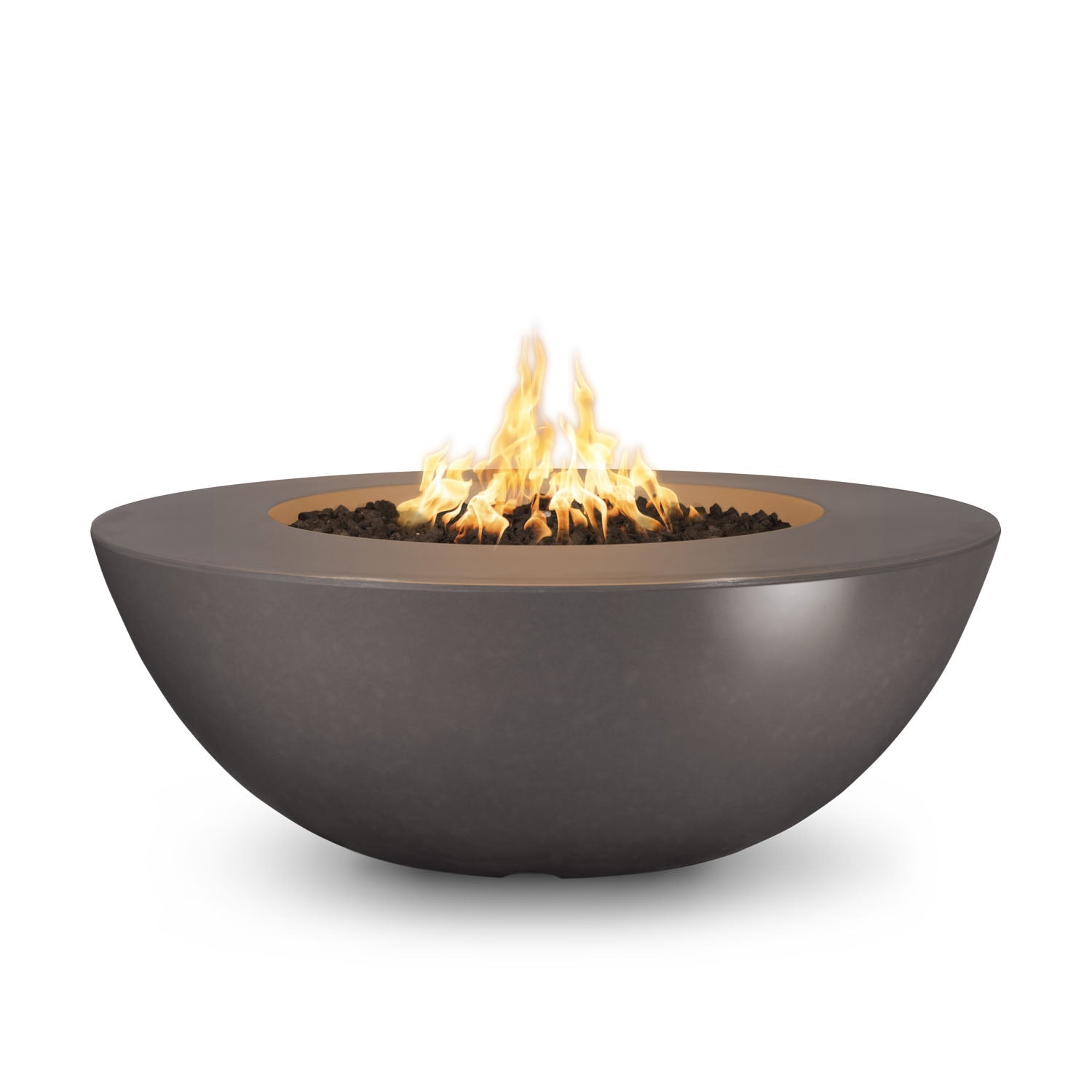 Sedona Fire Pit Wide Ledge - GFRC Concrete - 60"