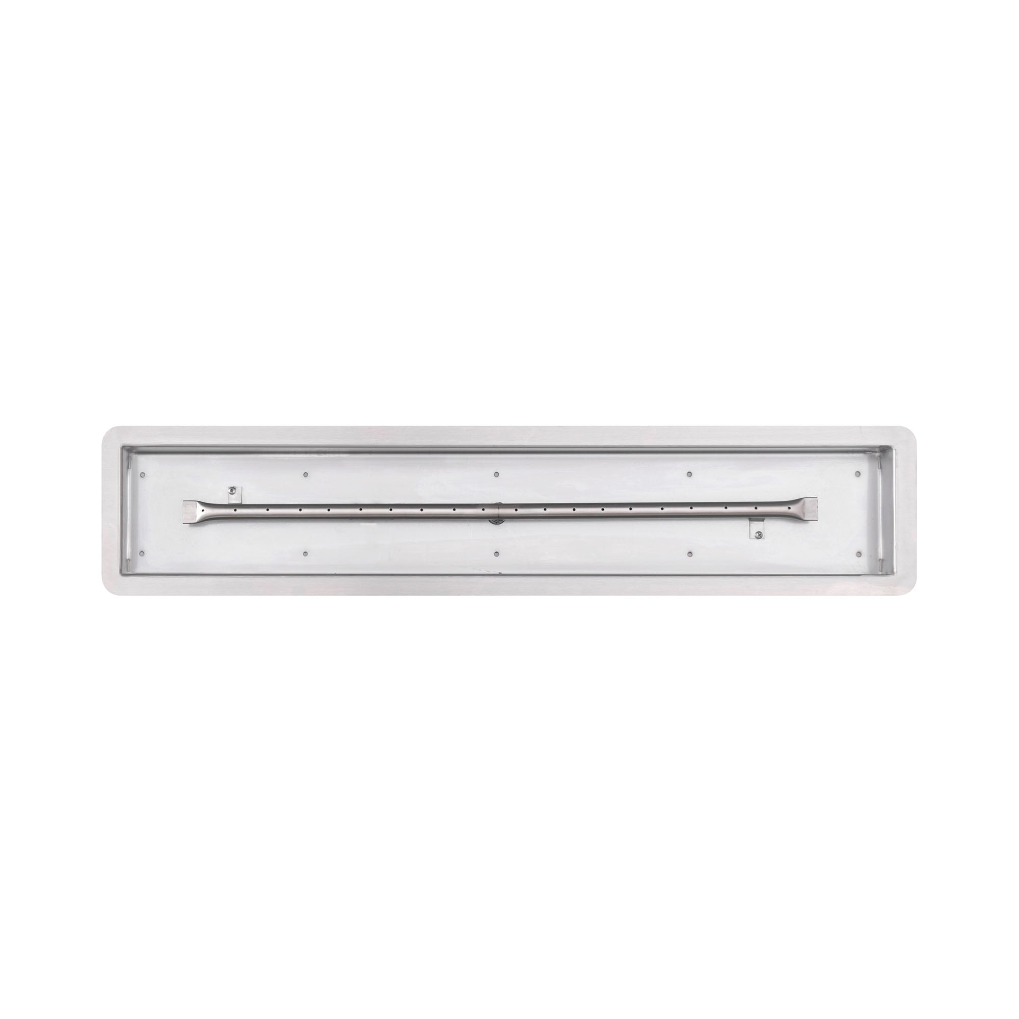 6" x 96" Rectangular Drop-in Pan & 84" Linear Stainless Steel Burner