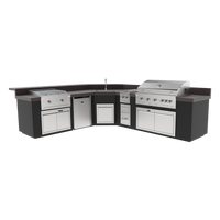 Videl Grill Maestro 144L - Large BBQ Island for Outdoor Kitchens