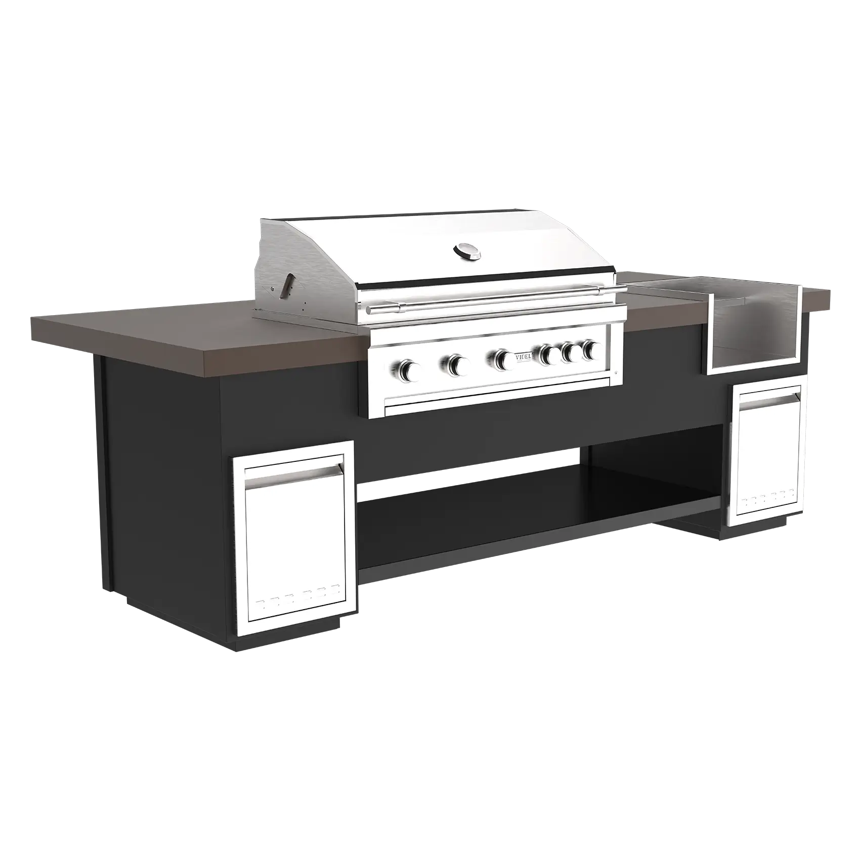 Videl Grill Maestro 108I  The Paragon of Culinary Outdoor Kitchen Islands