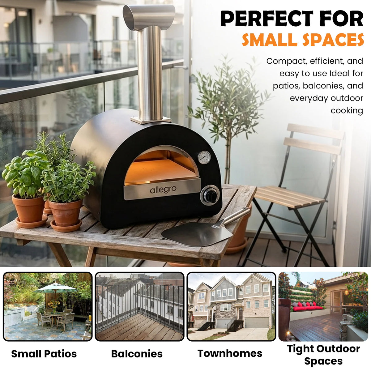 ItaliaForno Allegro Compact Gas Pizza Oven