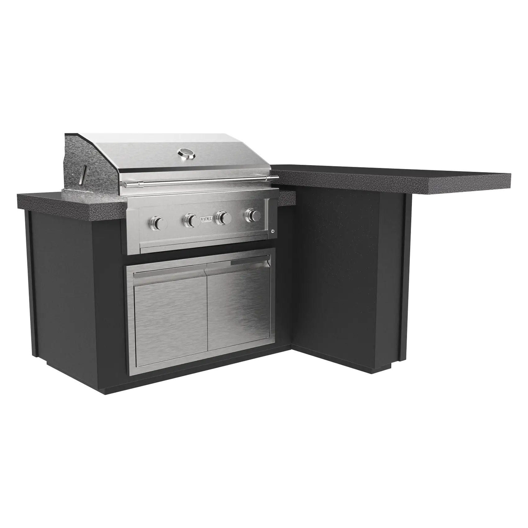 Videl Alta 72L BBQ Island with Gran Fuego Grill