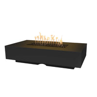 P:remium linear fire pit with wide ledge for luxury backyard gatherings