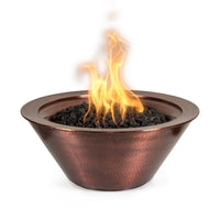 Cazo Fire Bowl  Hammered Copper