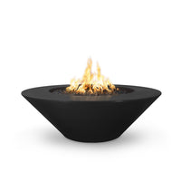 Desirable round fire pit with wide ledge for luxury backyard entertaining