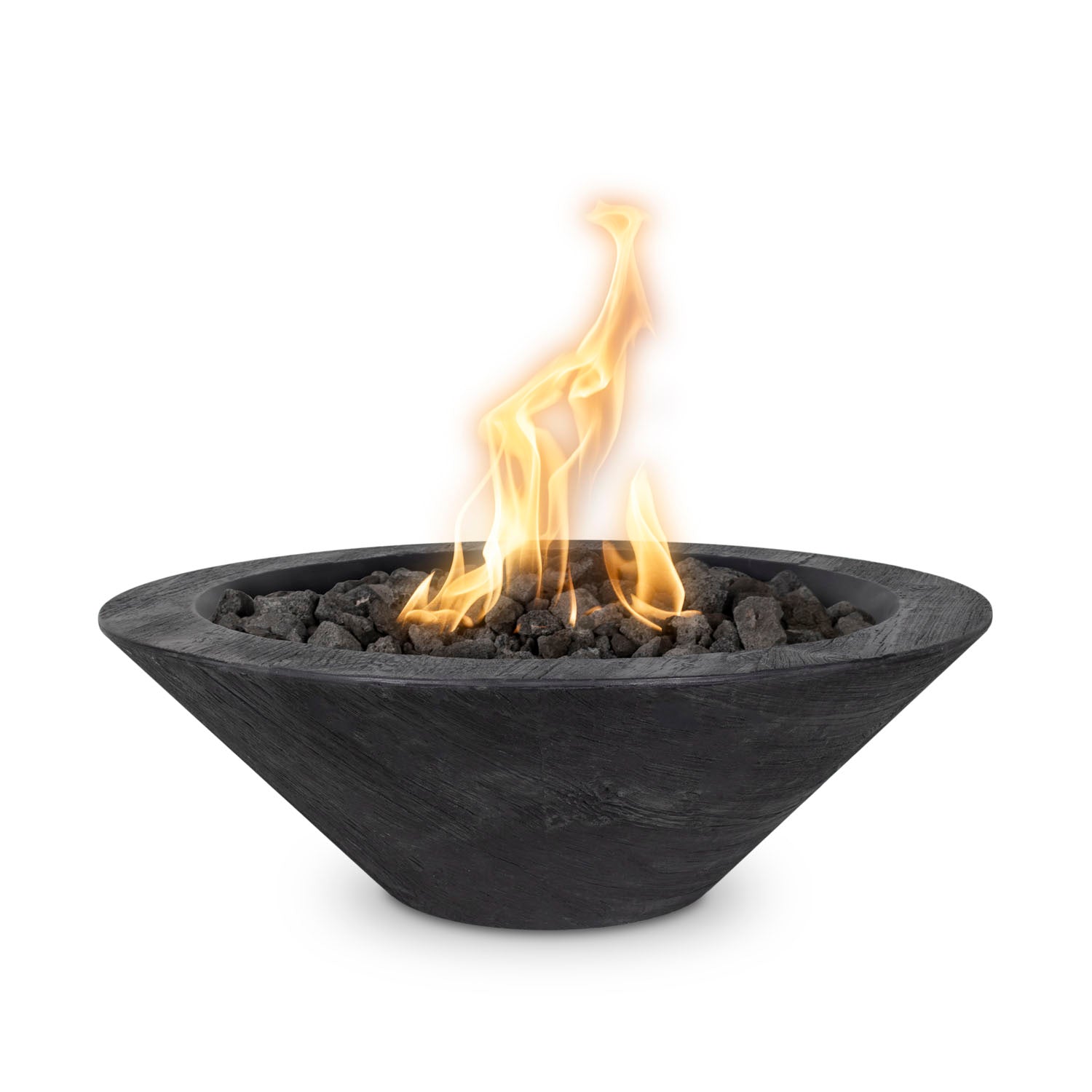 Cazo Fire Bowl - GFRC Wood Grain - 24"