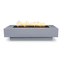 Premier linear fire pit with wide ledge for luxury backyard gatherings anfd entertaining