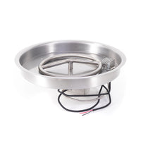 The Outdoor Plus 43" Round Drop-in & 36" Lotus Stainless Steel Burner
