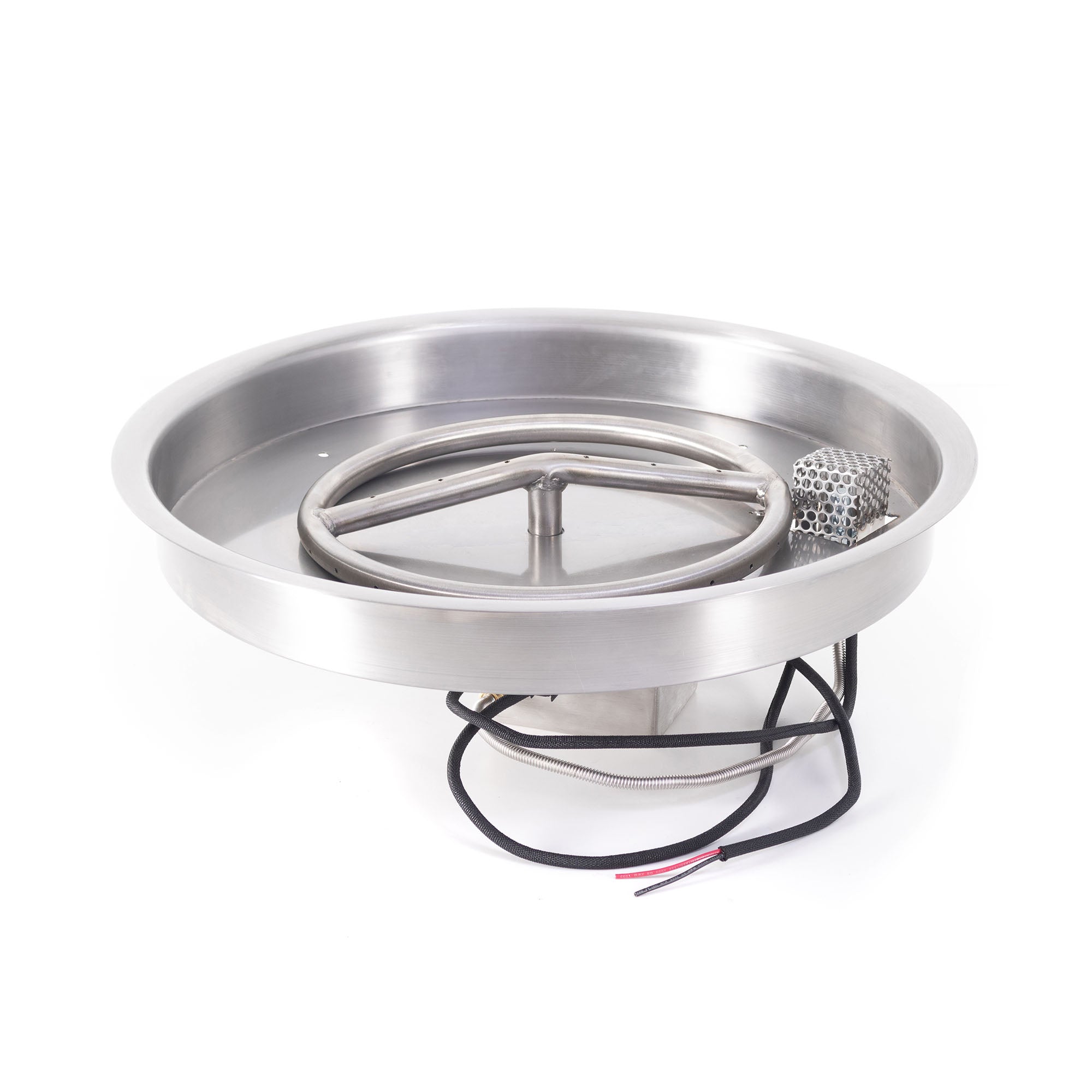 19" Round Drop-in & 12" Lotus Stainless Steel Burner