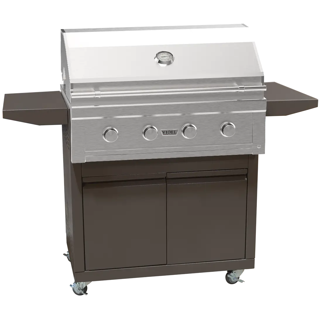 Videl 36" Grill Cart with Gran Fuego 36 Grill for Exceptional Outdoor Cooking