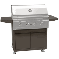 Videl 36" Grill Cart with Gran Fuego 36 Grill for Exceptional Outdoor Cooking