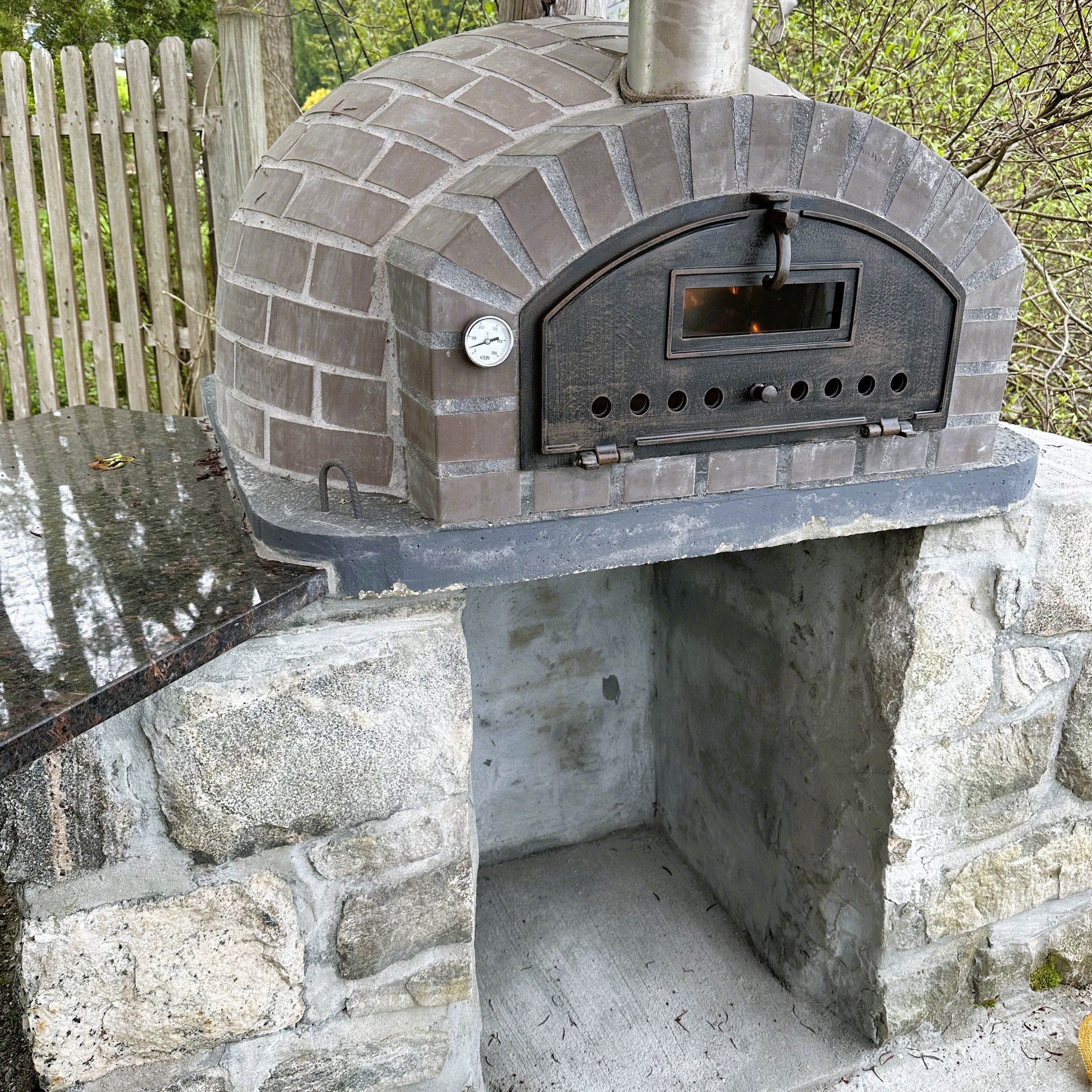 luxurious high heat brick pizza oven for backyard entertaining