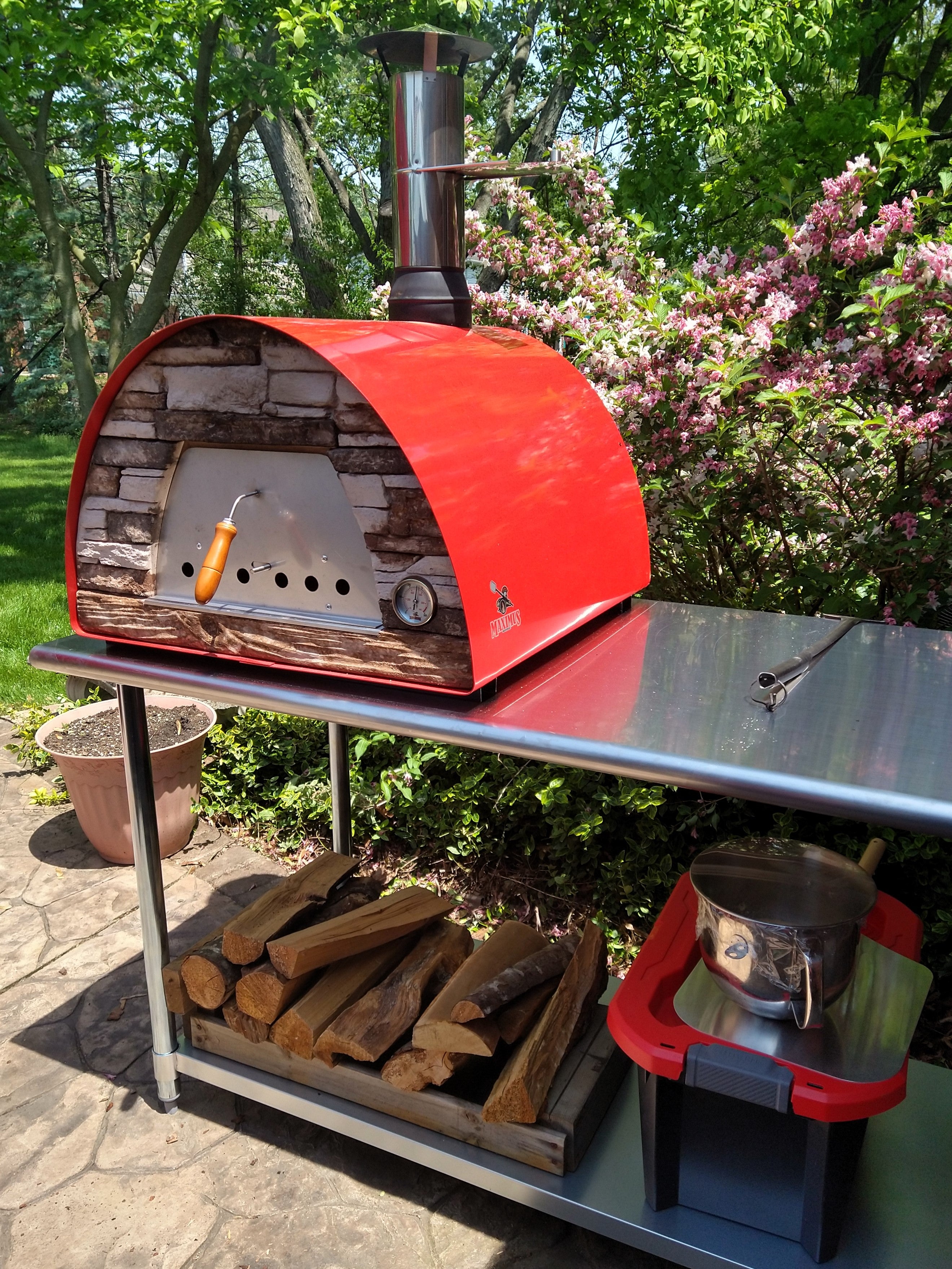 MAXIMUS PRIME ARENA RED PIZZA OVEN