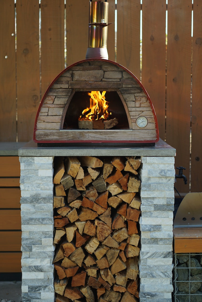 MAXIMUS ARENA RED PIZZA OVEN