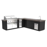 Videl Grill Maestro 112L BBQ Island with High Performance Gran Fuego 42