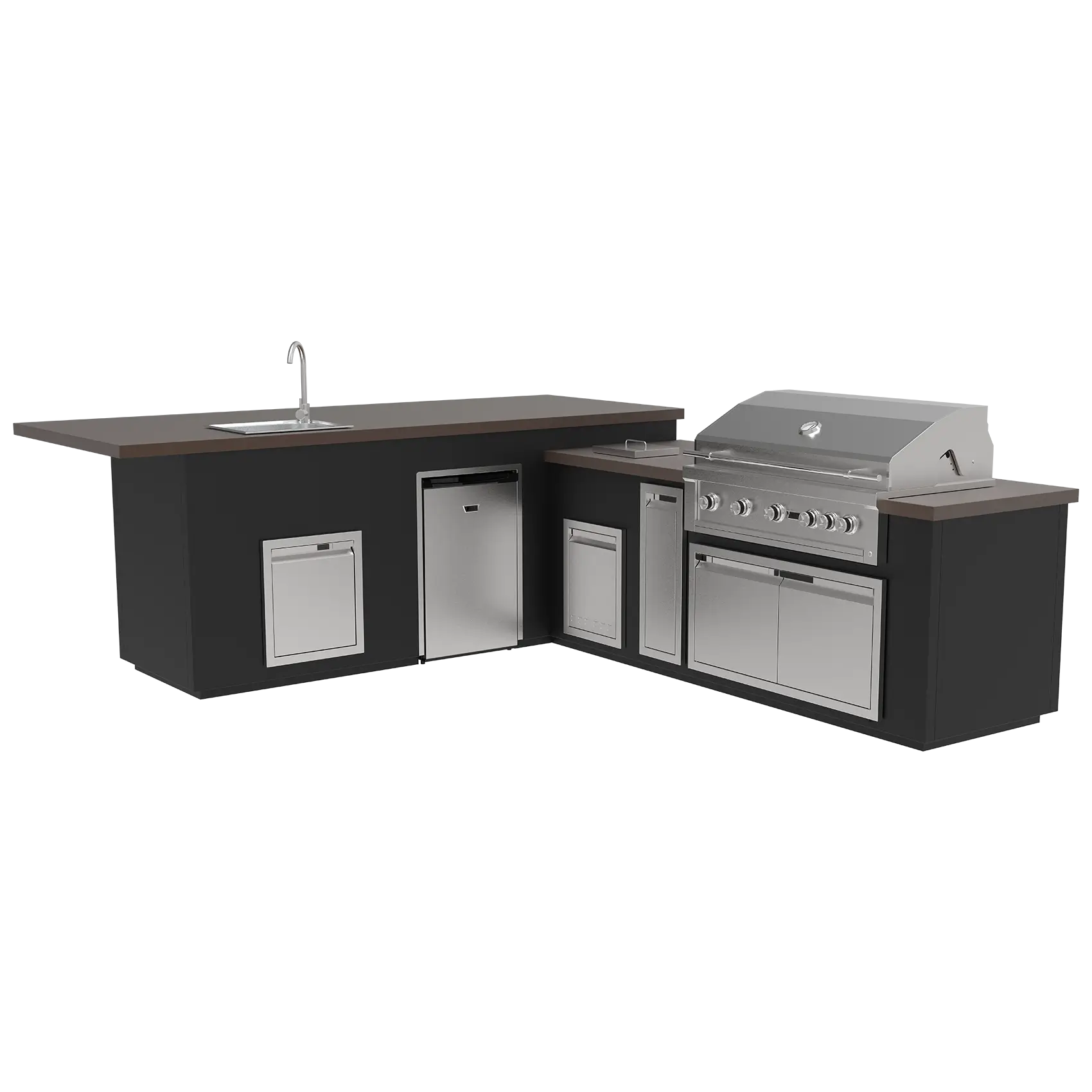 Videl Grills Maestro 134L  BBQ Island with Gran Fuego 42 infrared Burner