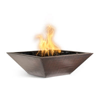 Luxury fire pit for  an enchanting gathering of friends in high end outdoor backyard