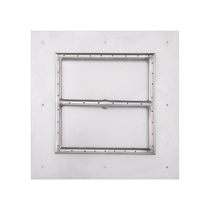 30" x 30" Square Flat Pan & 24" Square Stainless Steel Burner