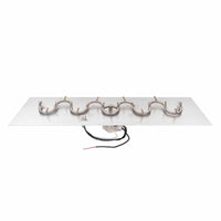 12"x24" Rectangular Flat Pan and 6"x18" SS Switchback Bullet Burner