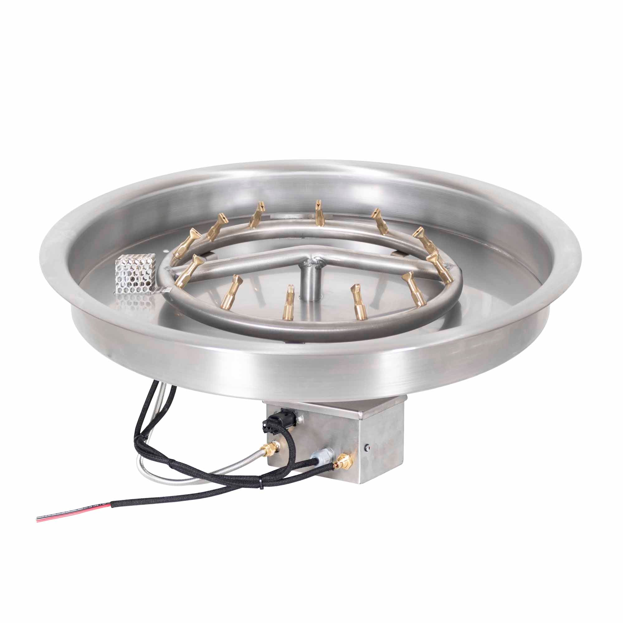 13" Round Drop-in Pan and 8" SS Round Bullet Burner