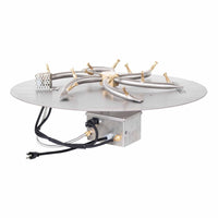 18" Round Flat Pan and 12" SS Triple 'S' Bullet Burner