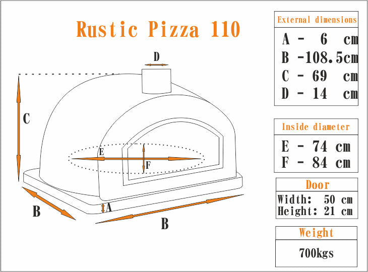 Pizzaioli Rustic Premium Pizza Oven