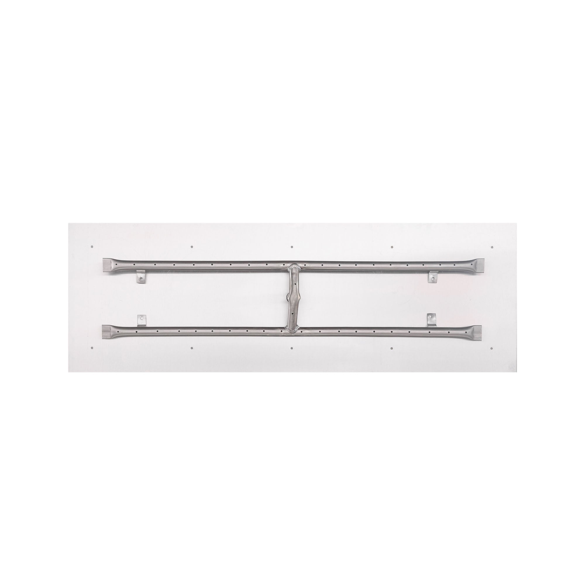 30" x 18" Rectangle Flat Pan & 24" x 12" Stainless Steel 'H' Burner
