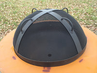 Artistic and exquisite fire pit accessories and spark covers for outdoor fire pits