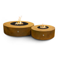 Unity Fire Bowl  Metal Collection  24" Tall  72" Sophisticated Round Fire Pit