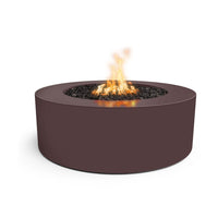 Modern round fire pit for impressive luxury backyard gatherings and entertaining