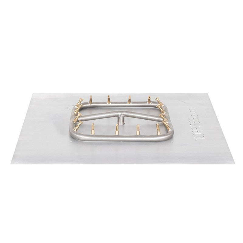 36"x36" Square Flat Pan and 30" SS Square Bullet Burner