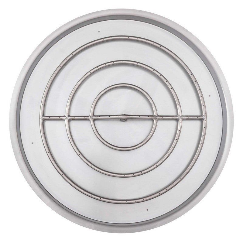 37" Round Drop-in & 30" Round Stainless Steel Burner
