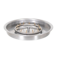 31" Round Drop-in Pan and 24" SS Round Bullet Burner