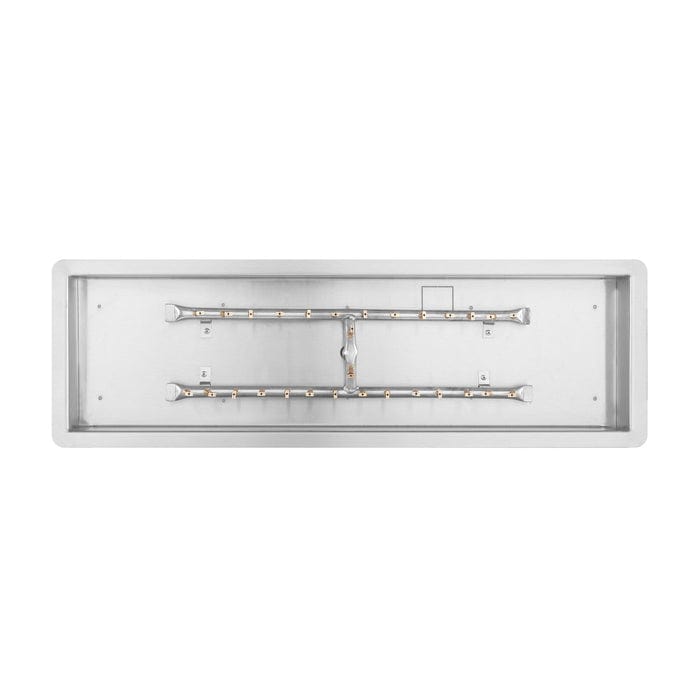 12" x 84" Rectangular Drop-in Pan & 6" x 72" Stainless Steel 'H' Burner